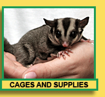 Sugar Glider Cages and Supplies