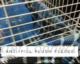 Anti-Pill Plush Fleece Cage Liner 36
