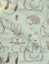 Mint hedgehog & bear