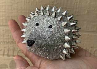 Silver Glitter Hedgehog’