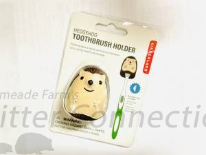 Hedgehog Toothbrush Holder