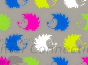 Gray Multi Color Hedgehogs