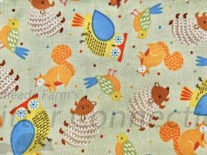 Lime - Hedgies, Owls & Squirrels