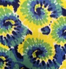 Blue Green Yellow Tie Dye