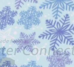 Blue & Purple Snowflakes