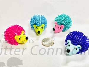 1 Colorful Rubber Hedgie - colors vary