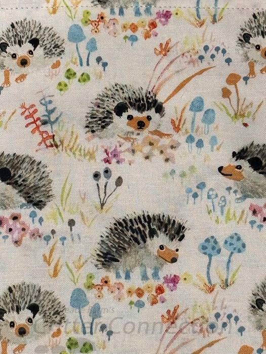 Meadow Hedgehogs on White