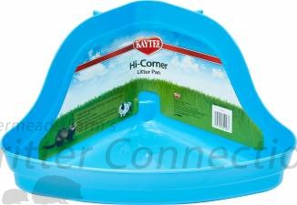 Kaytee Hi-Corner Litter Pan
