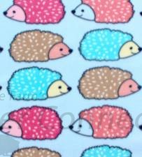 Light Blue with mulit-color Hedgies
